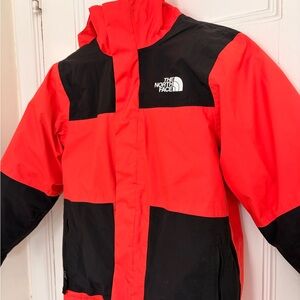 The North Face Orange and Black Jacket